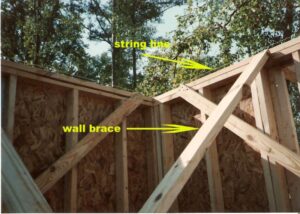 String Wall Support About Bottom Chord Truss Bracing | Summerville's Blue Palmetto Home ...
